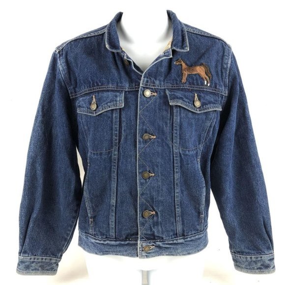 Tomorrows Generation Women's Jean Jacket size L - Picture 1 of 7